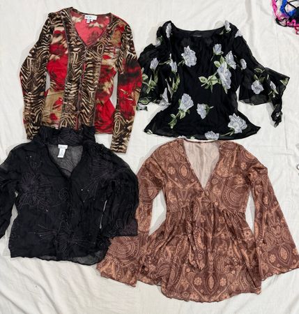 Y2k blouse (573)