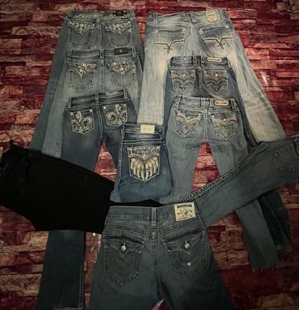 Miss me rock revivals and true religion jeans (straight and bootcut)