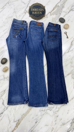 TH # 022 Seven Vintage Flared Jeans Tommy Hilfiger Vintage Bootcut Jeans – Classic Premium Denim