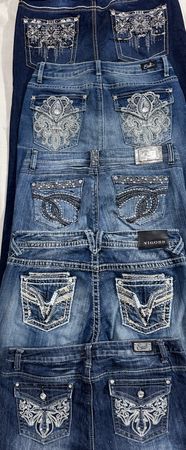 Y2k denim capri’s (621)