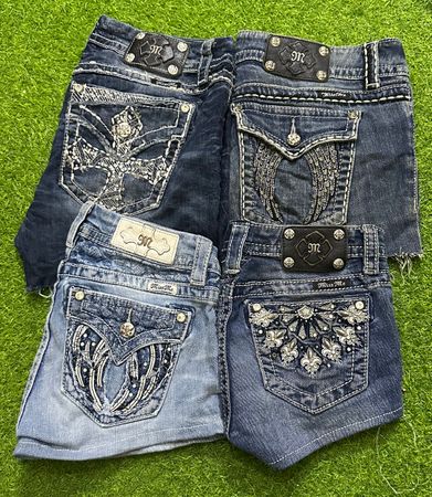 miss me rock revival shorts
