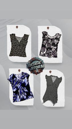 Y2K Pure Twist Poly Blouse