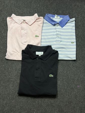 Lacoste 3 Button Polo Shirts