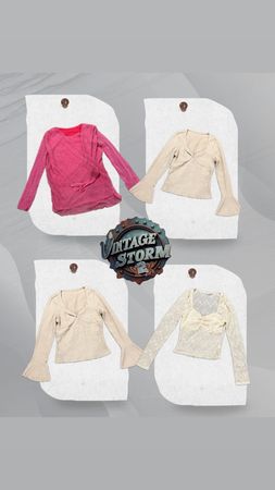 Y2K Blush Envy Poly Blouse