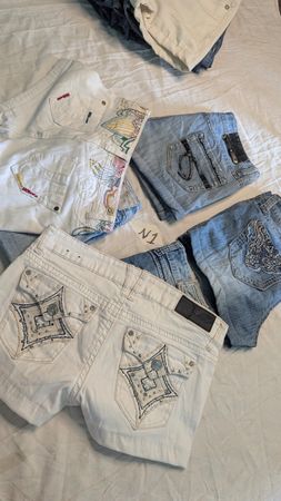 Shorts en denim mini Y2K