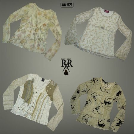 Y2K Soft Girl Full Sleeve Tops (AA-921)