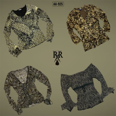 Y2K Earthy Grunge Mix Full Sleeve Tops (AA-925)