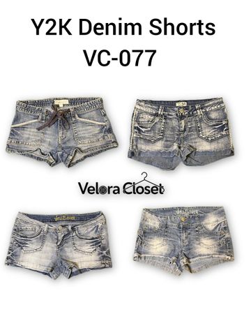 Y2K Denim Mini Shorts