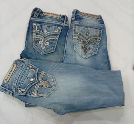 CR8824 VINTAGE ROCK REVIVAL LADIES FLARE JEANS
