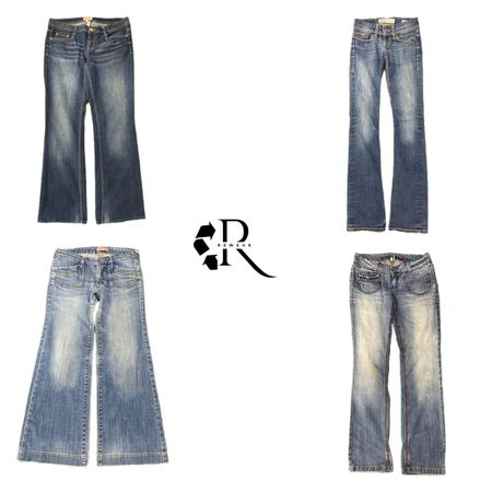 Y2K Era Cyber Girl Denim Jeans RW-2047