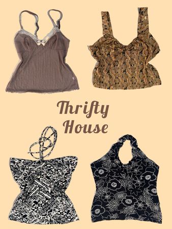 Just £4PP; Y2K Going Out Cami Tops(TH/439)