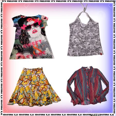 Retro Candy Outfits - tops, dresses, skirts (SS-2431)