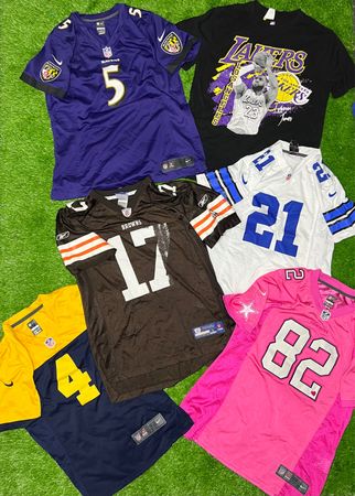 NFL NHL NBL Nike Adidas Reebok Under Armour Jersey & Sport T-Shirts