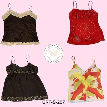 Chic Satin Cami Top – Sleek Minimal Summer Essential  (GRF-5-207)