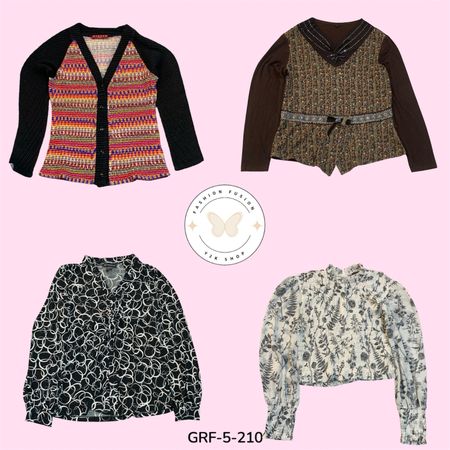 Stylish Long Sleeve Blouse for Women – Perfect Office & Casual Look (GRF-5-210)