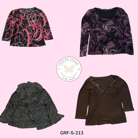 Premium Long Sleeve Blouse – Soft Texture & Flattering Fit (GRF-5-213)