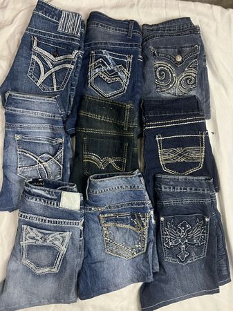 Shorts Mini Y2K 12 Pcs com boa bordado