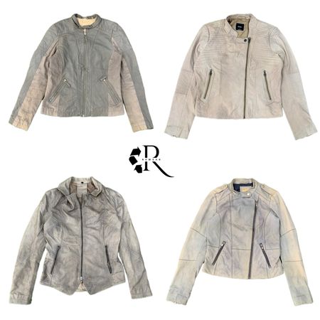 Y2K Era Cyber Girl Leather Jacket RW2056