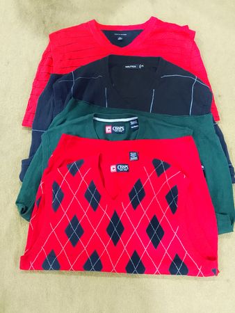 Mixed Branded Vest Sweater