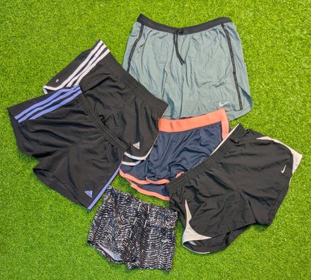 5927_ Nike, Adidas, Shorts de Corrida Femininos