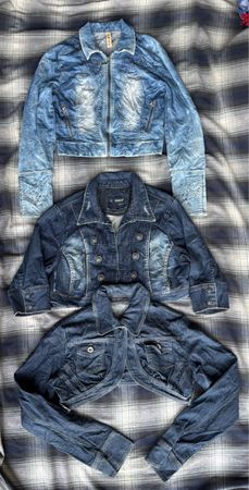 Denim Cropped jackets 15 pieces