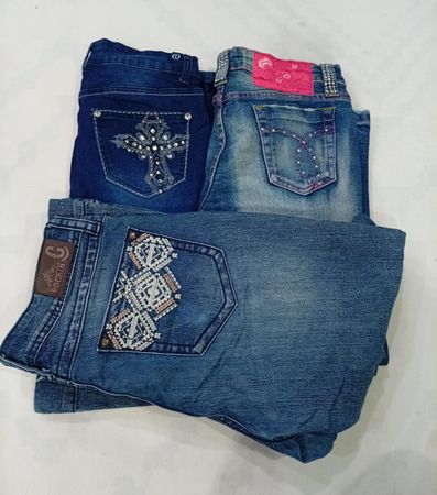 CR8846  Y2K FLARE JEANS
