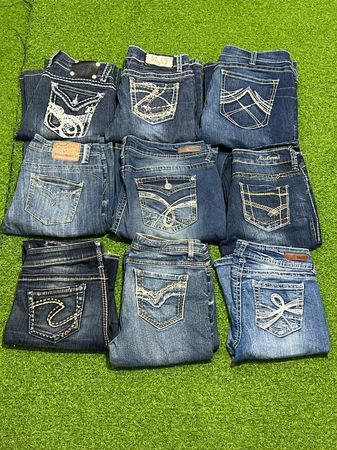 Yv110 Embellished Jeans 13P