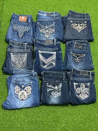 Yv113 Embroidered Jeans 12P