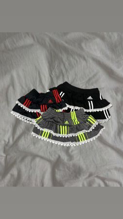Upcycled Adidas Lace Skirt