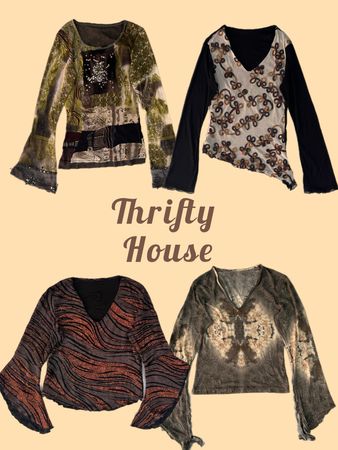 Dark Coquette Y2K Long Sleeve Tops(TH/446)