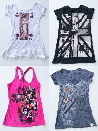 Y2K printed T-shirt 11pcs