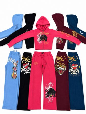 Ed hardy ladies tracksuits 5 colours