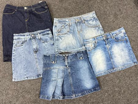 Y2k denim skirt