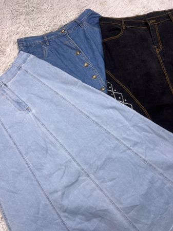 Unbranded long denim skirt
