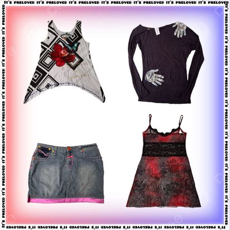 Webcore Moodboard Bundle - tops, dresses and skirts (SS-2444)