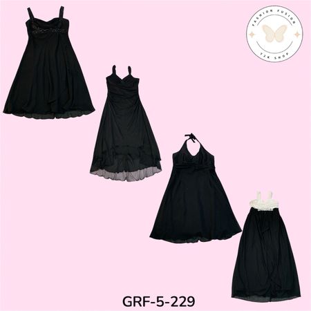 Black Poly Dress | Elegant Bodycon Fit | Party Wear Essential (GRF-5-229)
