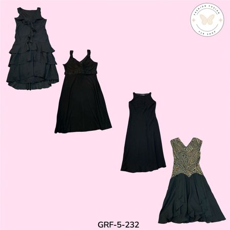 Black Poly Dress | Fashion-Forward Silhouette | Perfect Club & Event Wear (GRF-5-232)