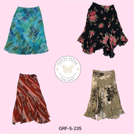 Floral Printed Maxi Skirt – Elegant Casual Summer Wear (GRF-5-235)