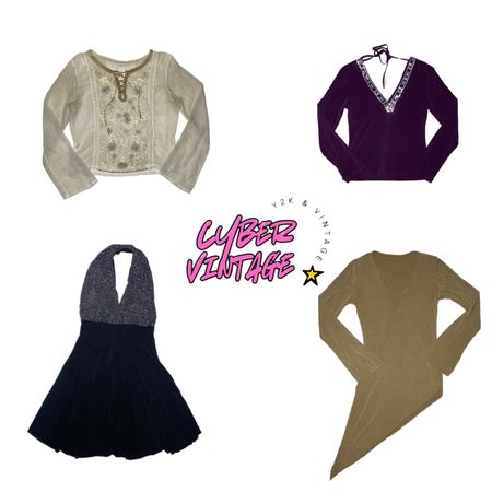 Collezione di Top Vintage e Vestiti da Festa (MH-025)