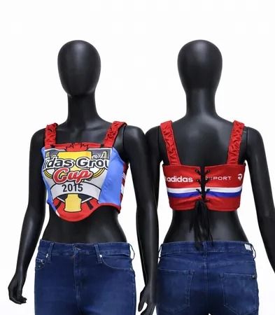 CR1799 Upcycled Crop Top