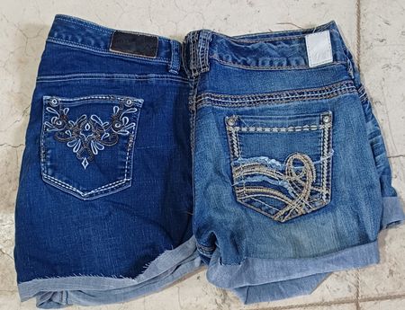 Y2K Emroided Sexy Short