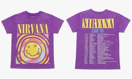 CR1809 UPCYCLED MUSIC BABY TEE