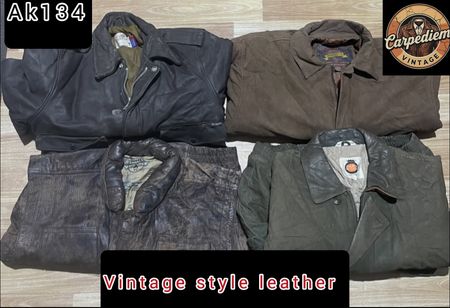 Vintage style leather Ak134