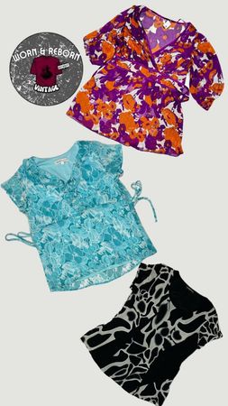 Y2k blouse 16 pieces WR1634