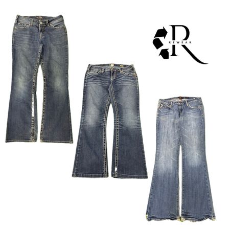 Y2K Era Cyber Girl Denim Jeans RW2073