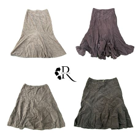 Y2K Unique Girl Poly Midi Skirt RW2075