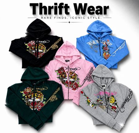 Ed hardy ladies zippers