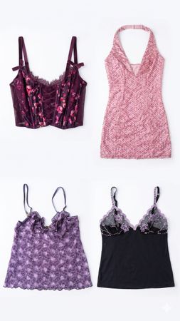 Y2K cami tops