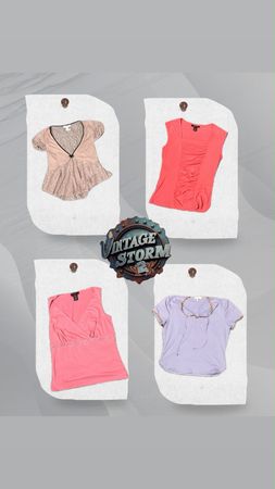 Y2K Dream Girl Poly Blouse