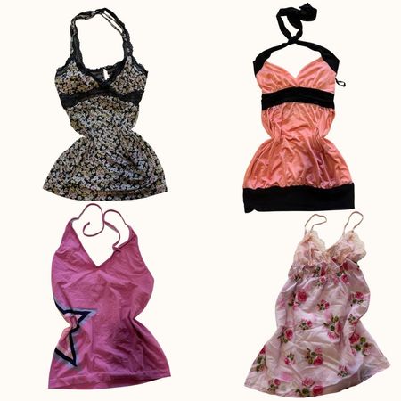 Y2K Whimsy-Core Going-Out Tops- (ST-087)